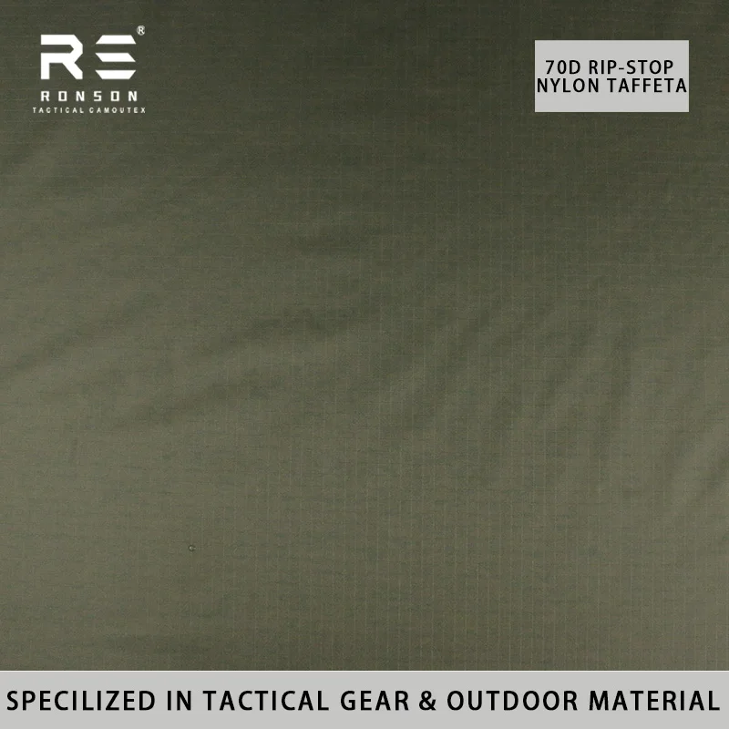 Poncho impermeable táctico ripstop nailon 210T PU verde oliva - imagen 2