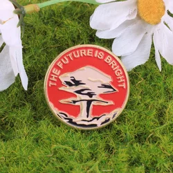 Broche esmaltado táctico insignia circular para solapa y mochila