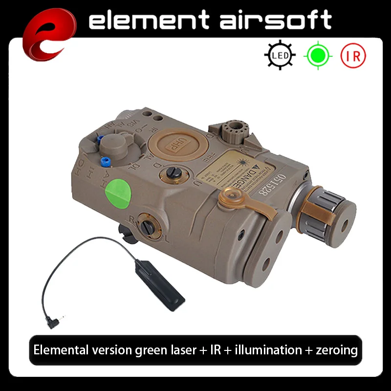 PEQ-15 mira láser IR con punto rojo y verde, linterna táctica LED UHP - imagen 2