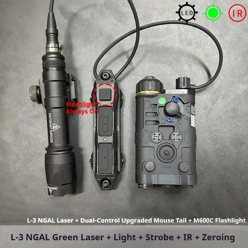 Metal L3-NGAL PEQ – Láser rojo y verde con luz estroboscópica - imagen 5