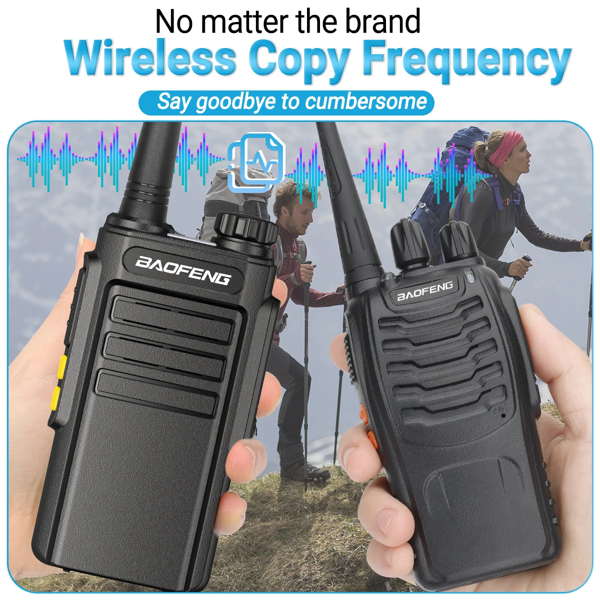 Baofeng BF-888S Walkie talkie digital analógico reducción de ruido - imagen 5