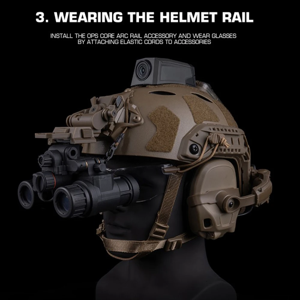 Gafas tácticas polarizadas para Airsoft y ciclismo - protección casco - imagen 3
