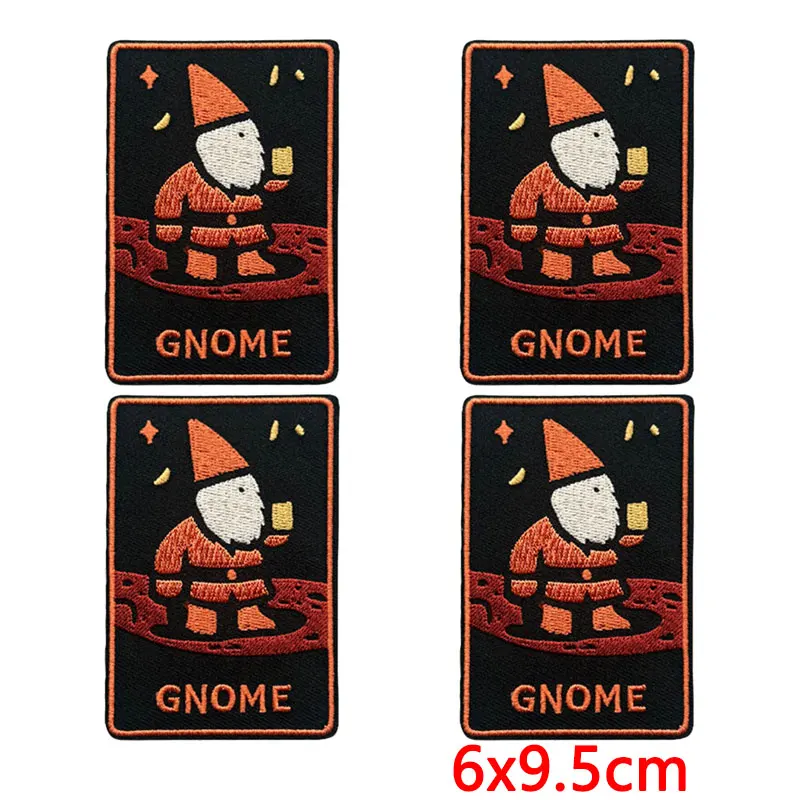 Hoedag Parche termoadhesivo bordado Monster Card gnomos - imagen 4