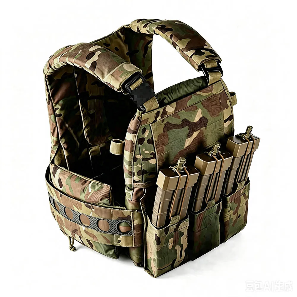 Chaleco Táctico FC V5 Portacargadores 5.56 MOLLE – Caza y Airsoft