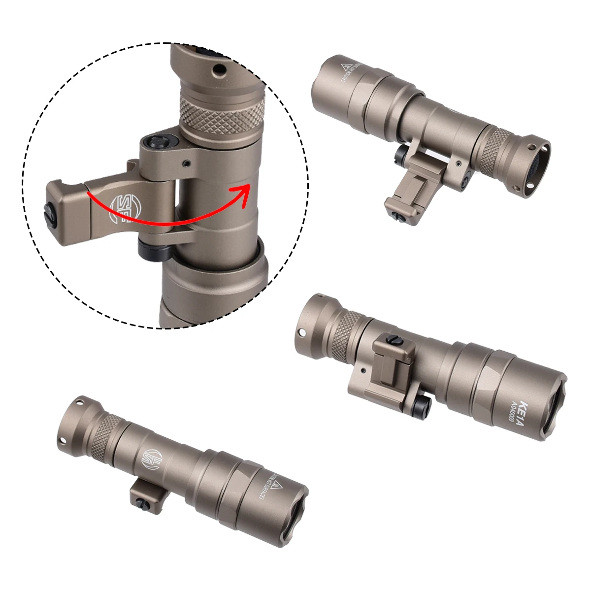 SureFire M340/M640 DF – Linterna táctica LED para Picatinny - imagen 3