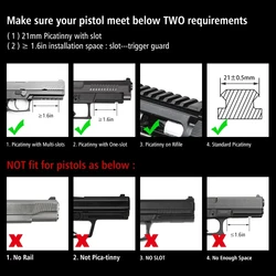 CLL105 linterna táctica con láser y luz de exploración Glock 17
