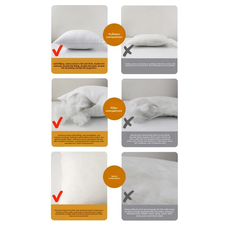 Funda de almohada Qiandongge estilo nórdico ligera – para cama