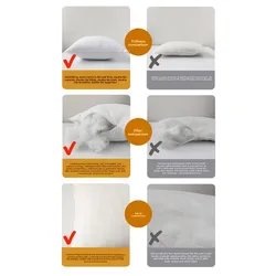 Funda de almohada Qiandongge estilo nórdico ligera – para cama