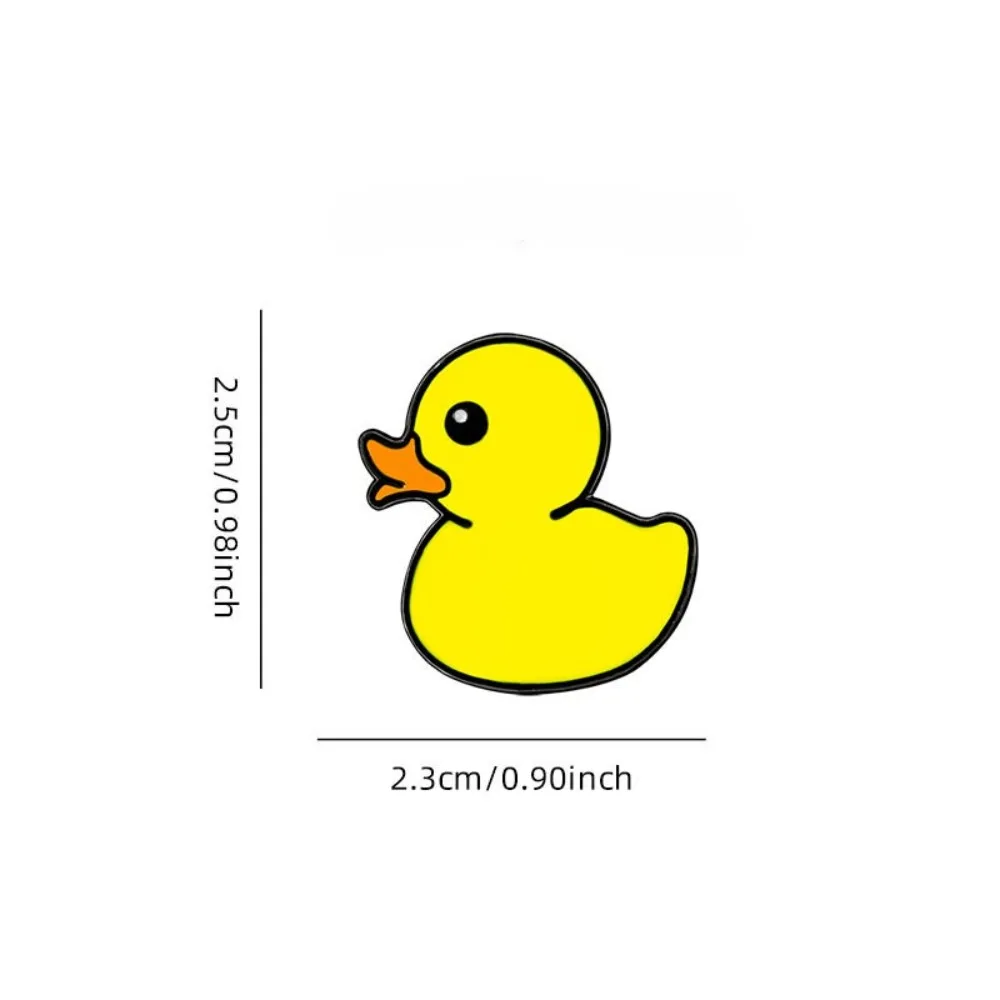 Broches de esmalte con diseño pato divertido