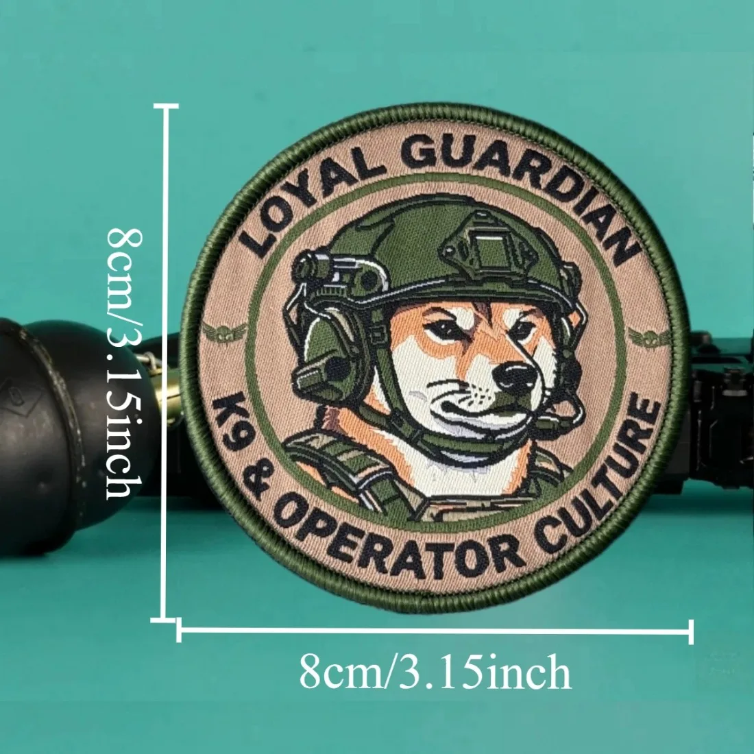 K9 OPERATOR – Parche táctico para perro con Velcro - imagen 5