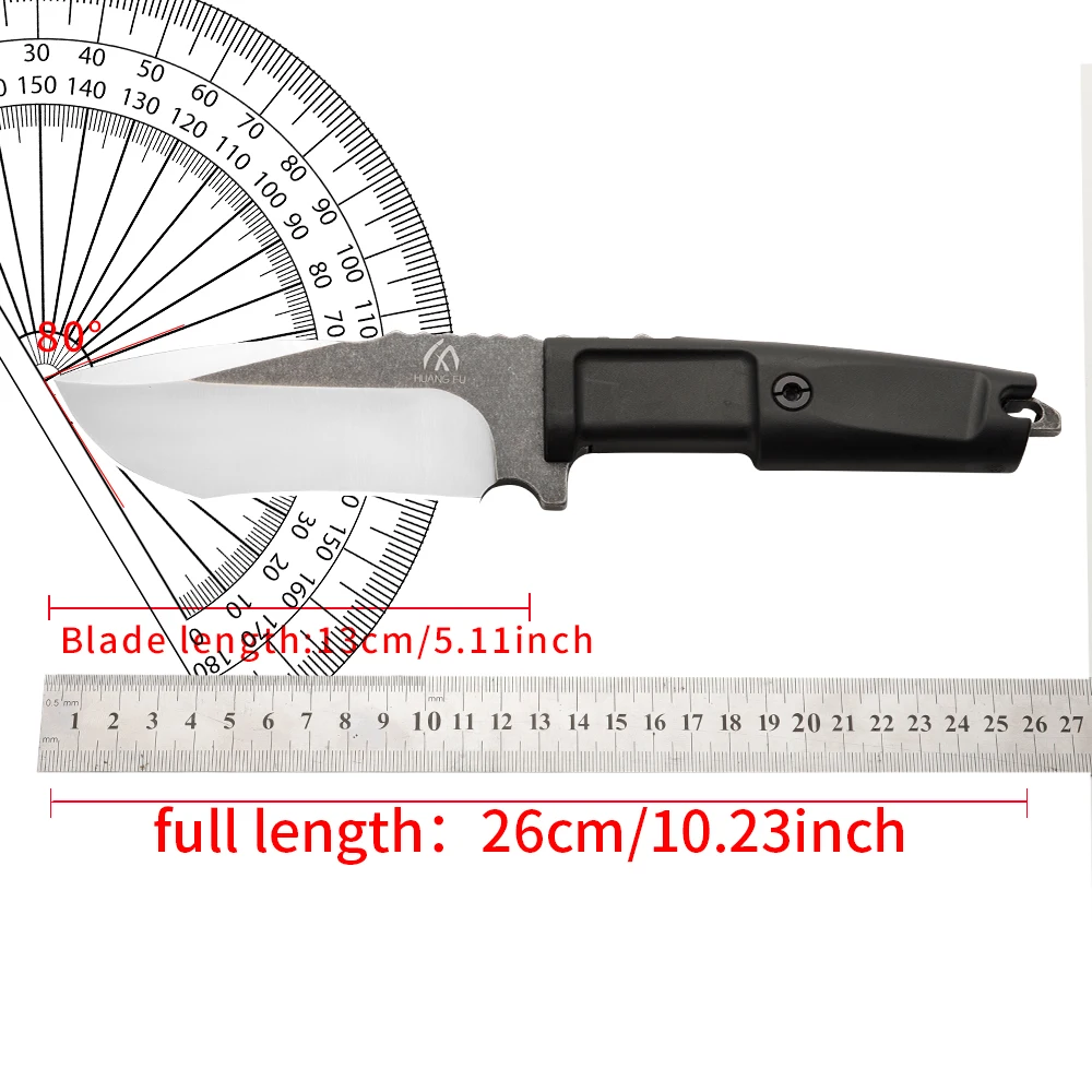 Cuchillo de hoja fija táctico para exteriores – emergencia - imagen 5