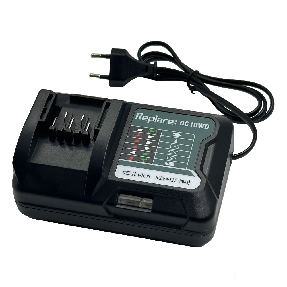 Cargador Makita vista frontal