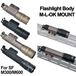 Soporte M-LOK para linterna SureFire M300/M600 de aluminio CNC