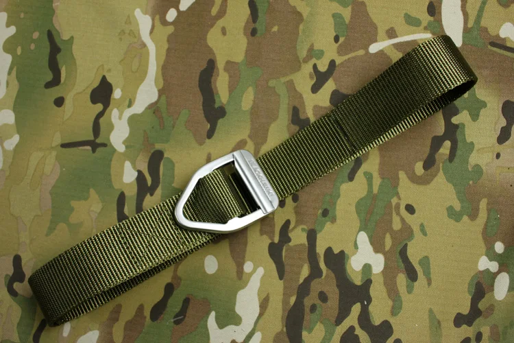Cinturón táctico interior acero cromado estampado tanque transpirable - imagen 2
