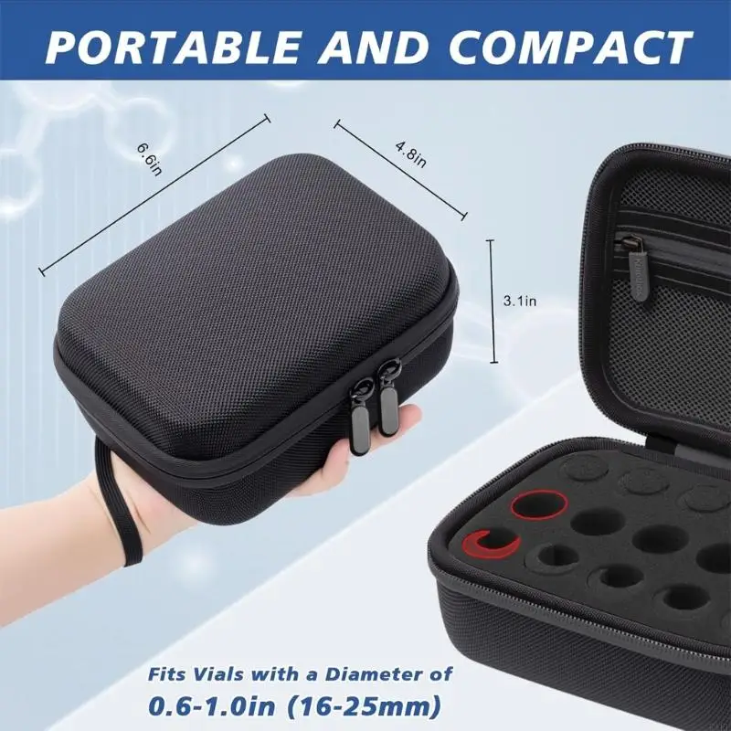 Estuche rígido para viales de medicamentos con inserto acolchado - imagen 2