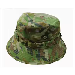 Benni sombrero de pescador camuflaje cinco hojas para hombre