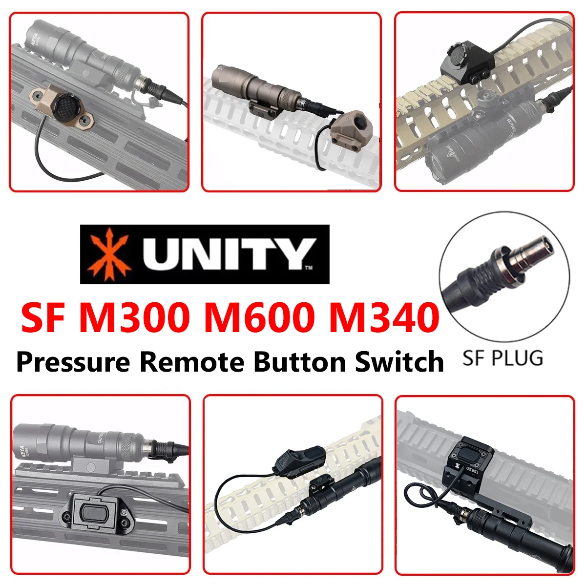 Interruptor de presión UNITY SF Lite para Surefire y riel Picatinny - imagen 4