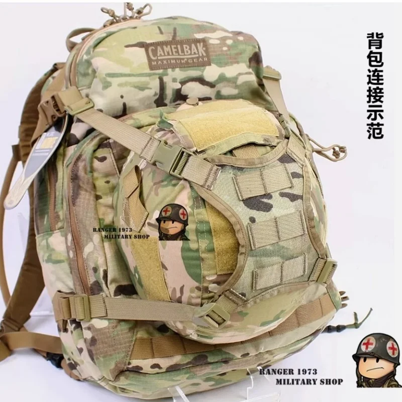 MK7 – Correa portacasco en X para mochila táctica - imagen 3