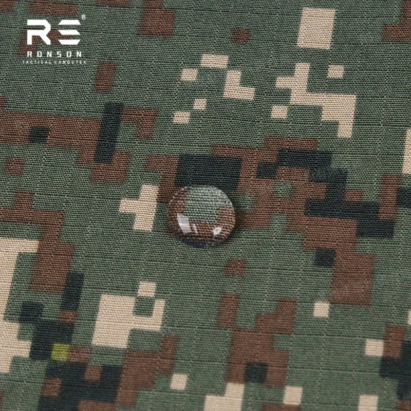 Tejido táctico ripstop NYCO camuflaje coreano para uniforme