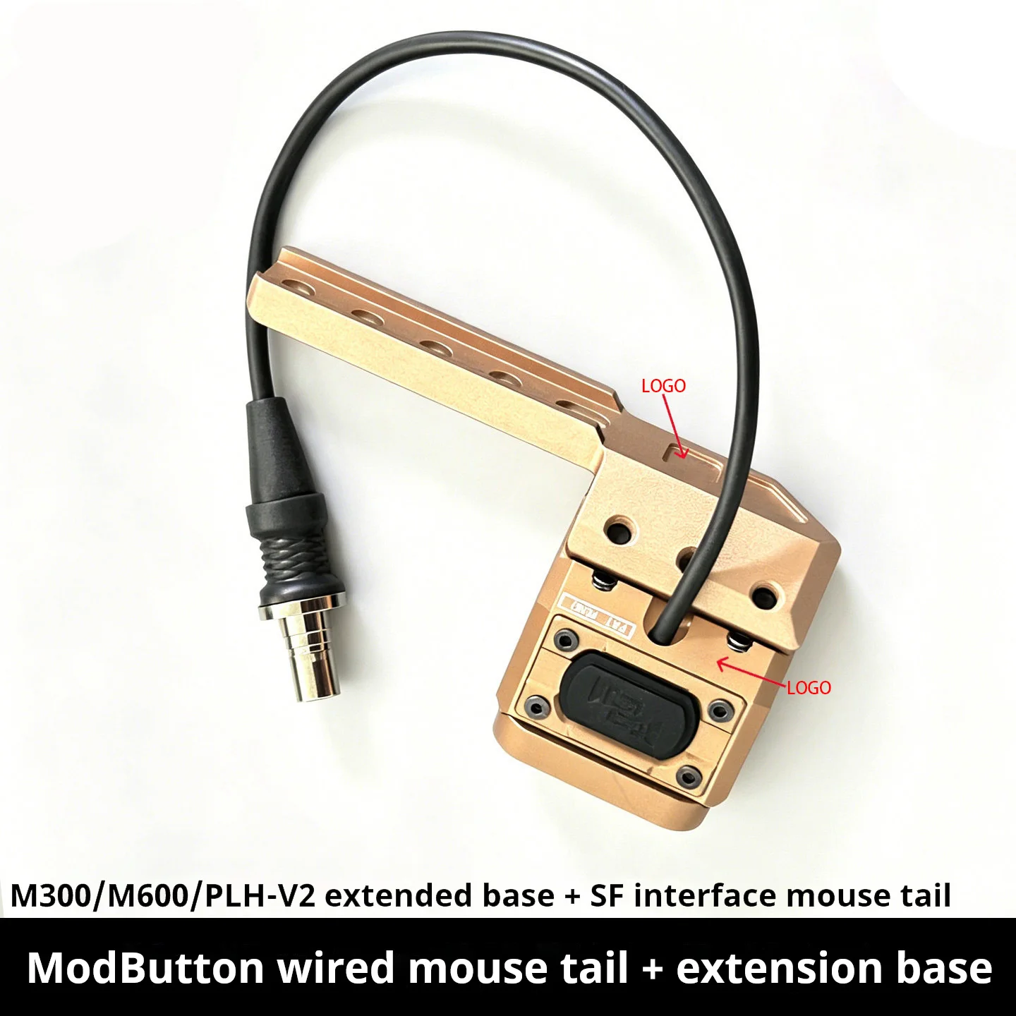 Interruptor táctico de presión ModButton Hot Button M-LOK Keymod - imagen 3