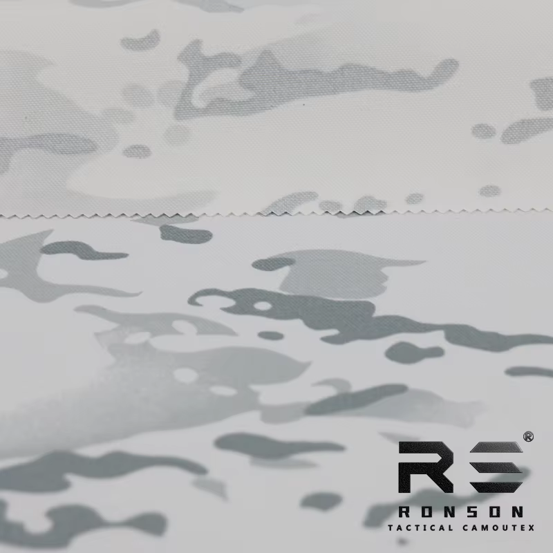 Detalle del estampado camuflado