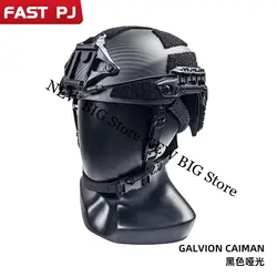 Casco táctico Caiman fibra de carbono ligero transpirable ventilado