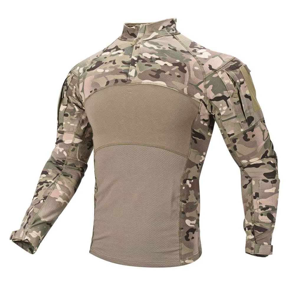 HAN WILD camiseta táctica de algodón para hombre - camuflaje exterior