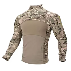 HAN WILD camiseta táctica de algodón para hombre - camuflaje exterior