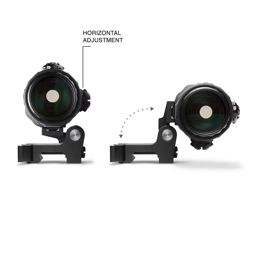 G33 G43 G45 Mira telescópica fija 3X 5X montura QD lateral para caza - imagen 2