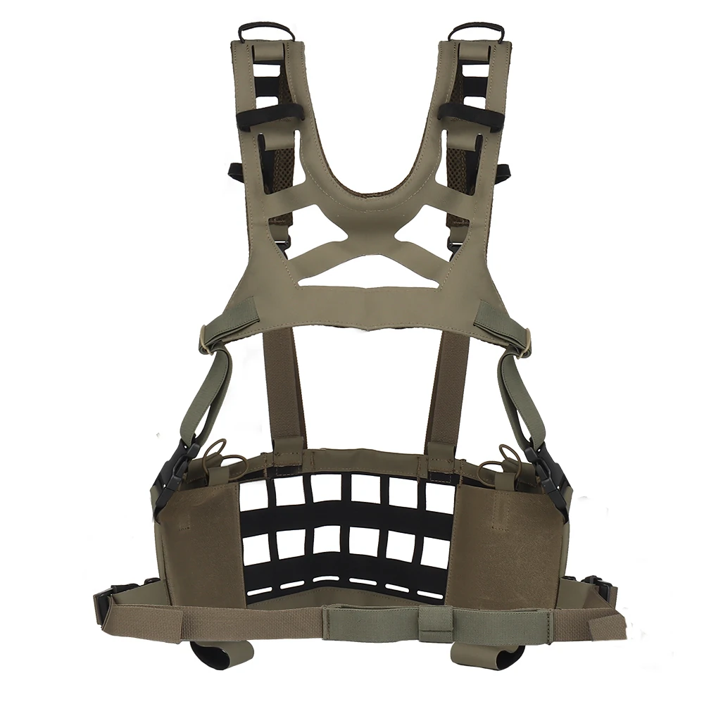 Chaleco Táctico Ligero MOLLE – Camuflaje Militar para Airsoft y Caza - imagen 4