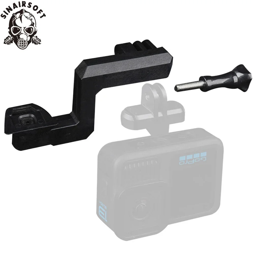 Soporte de montaje Wilcox NVG para cámara en casco táctico de airsoft - imagen 5