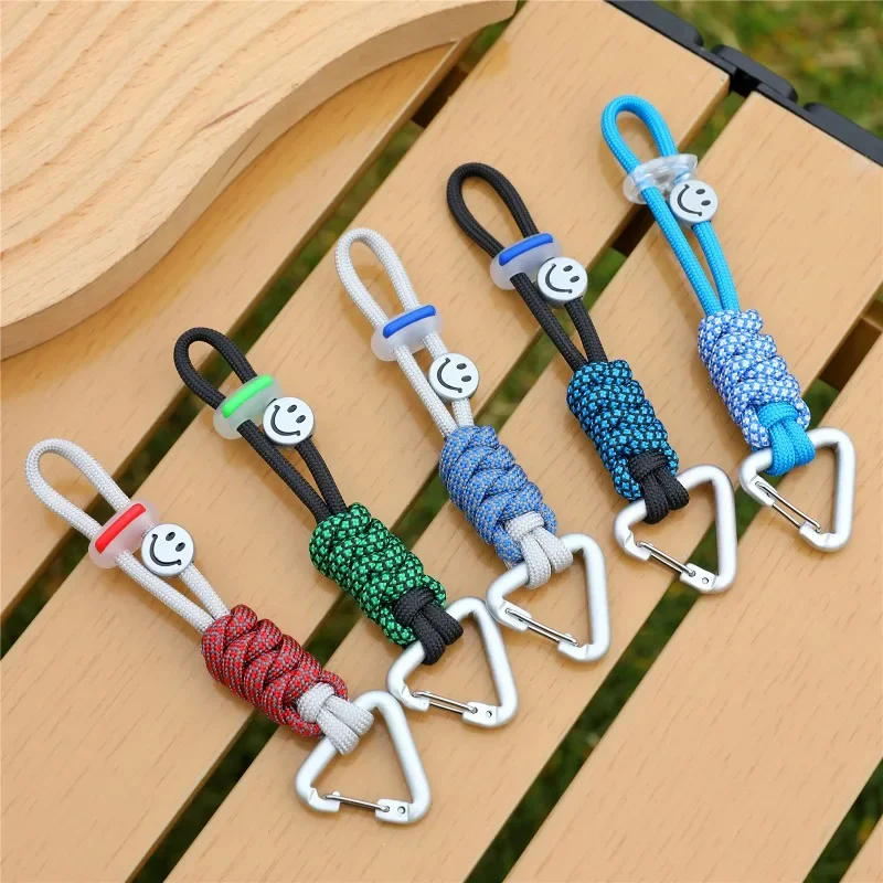 Llavero táctico de paracord con gancho de aluminio para exterior - imagen 3