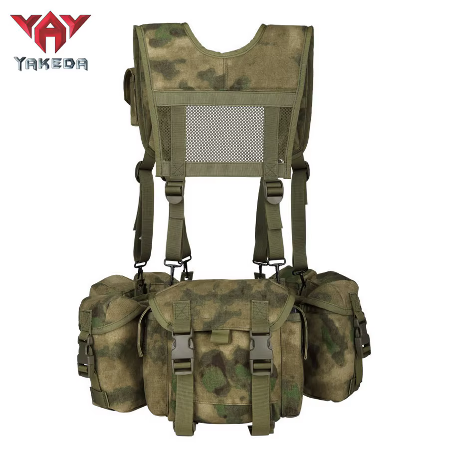Chaleco táctico YAKEDA MOLLE impermeable – Portaplacas modular - imagen 4