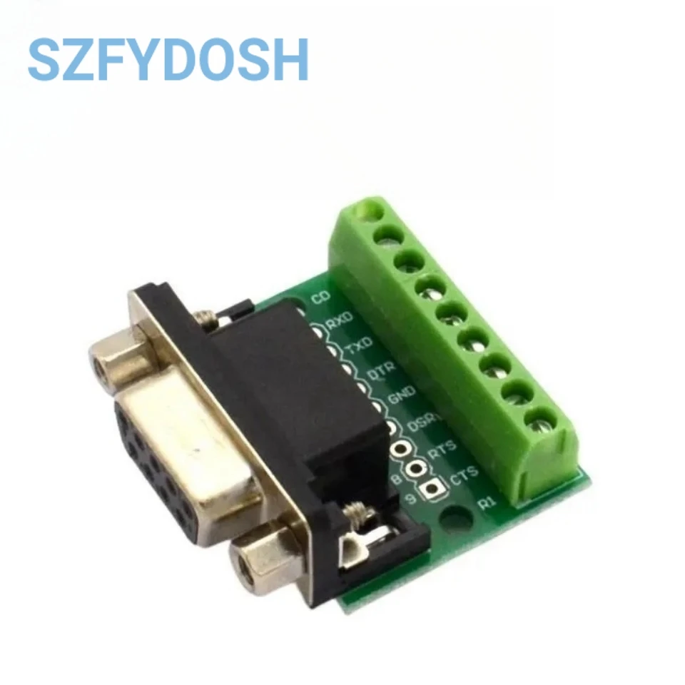 Adaptador DB9 macho hembra RS232 RS485 para conexiones serie - imagen 2