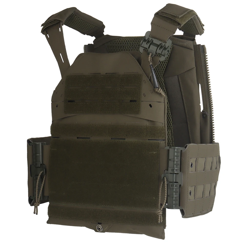 Chaleco táctico LV-120 con kit portaplacas y liberación rápida
