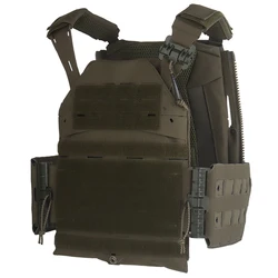 Chaleco táctico LV-120 con kit portaplacas y liberación rápida