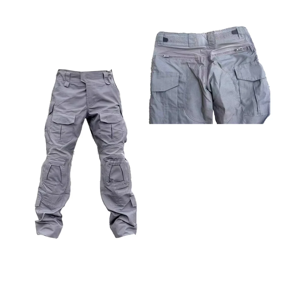 GEN3 Pantalones tácticos de combate grises ripstop para aire libre - imagen 5