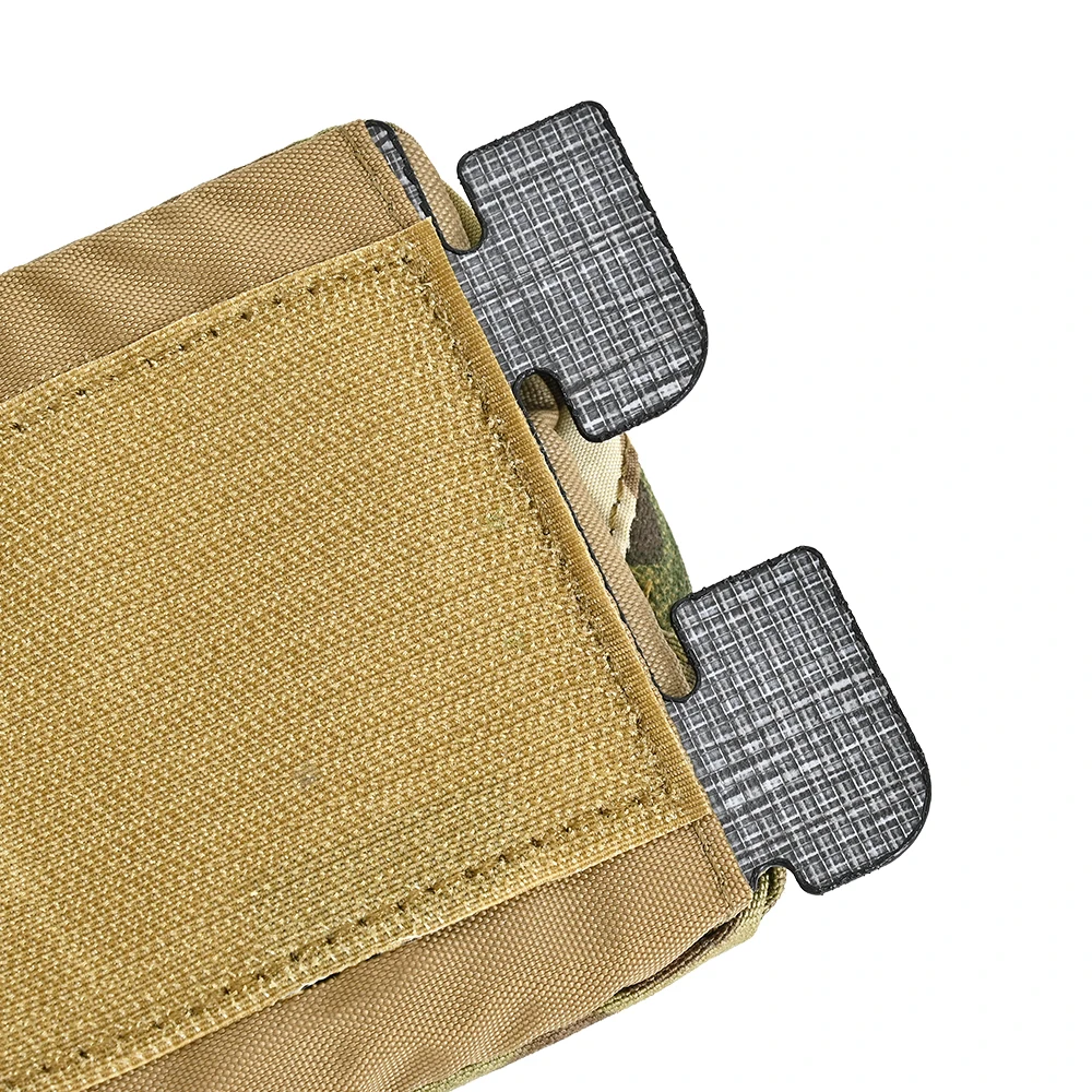 Pestaña de termoplástico para ajuste en ranuras verticales