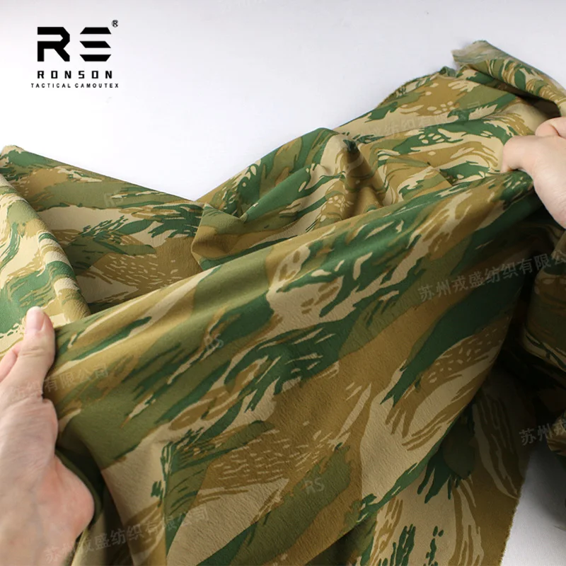 Tela táctica camuflaje lagarto griego Spandura elástica e impermeable - imagen 2