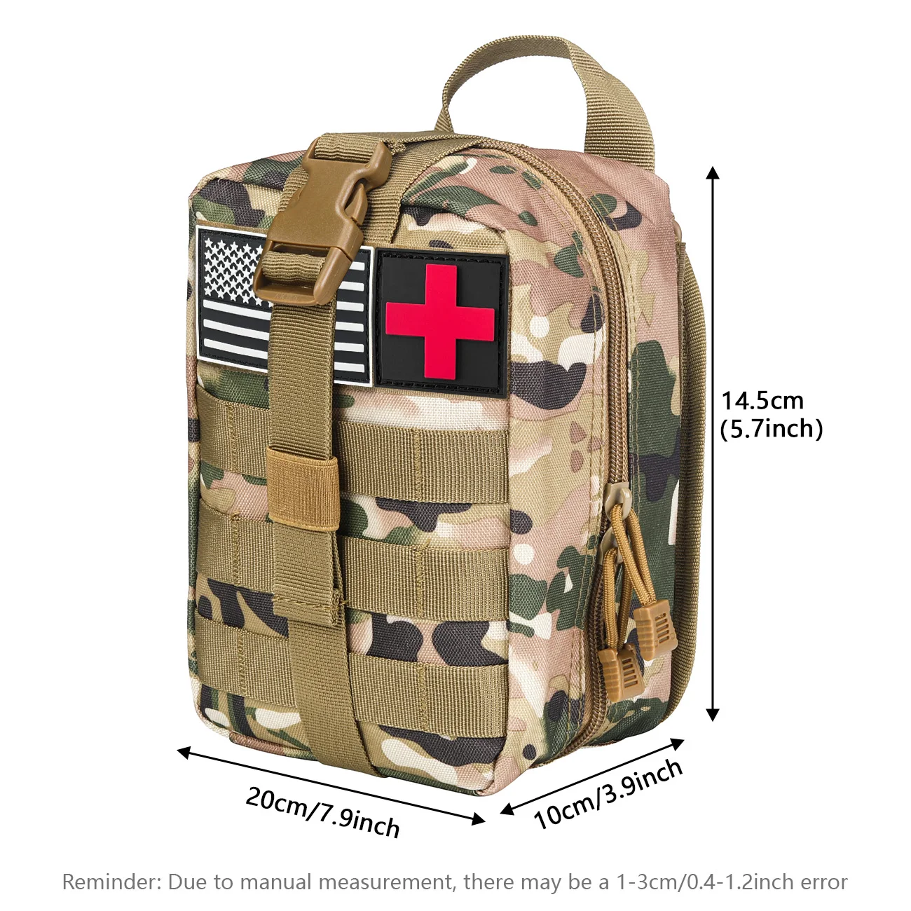 Bolsa organizadora de herramientas MOLLE portátil para kit de viaje - imagen 4
