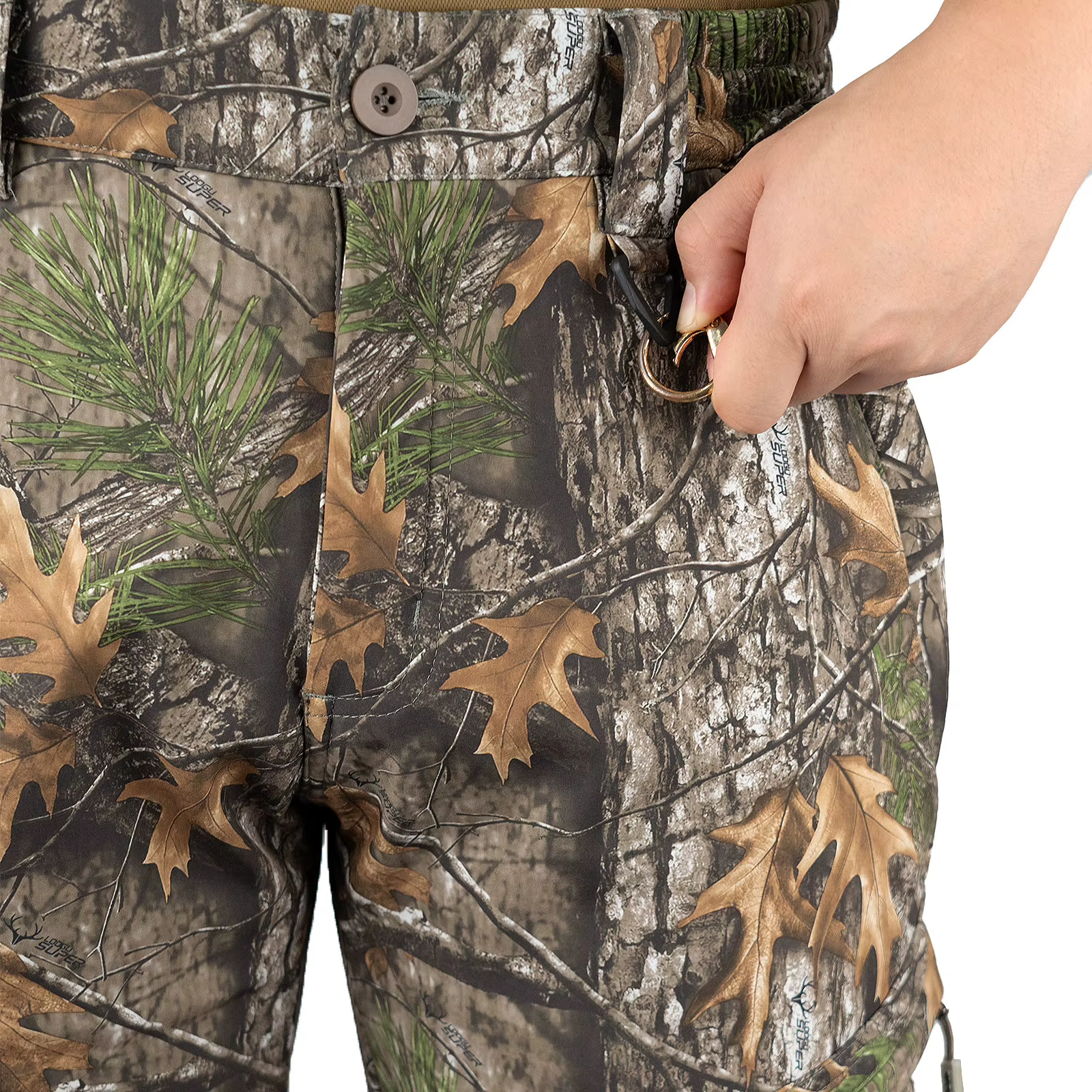 Pantalones softshell térmicos camuflaje biónico para caza y pesca - imagen 4