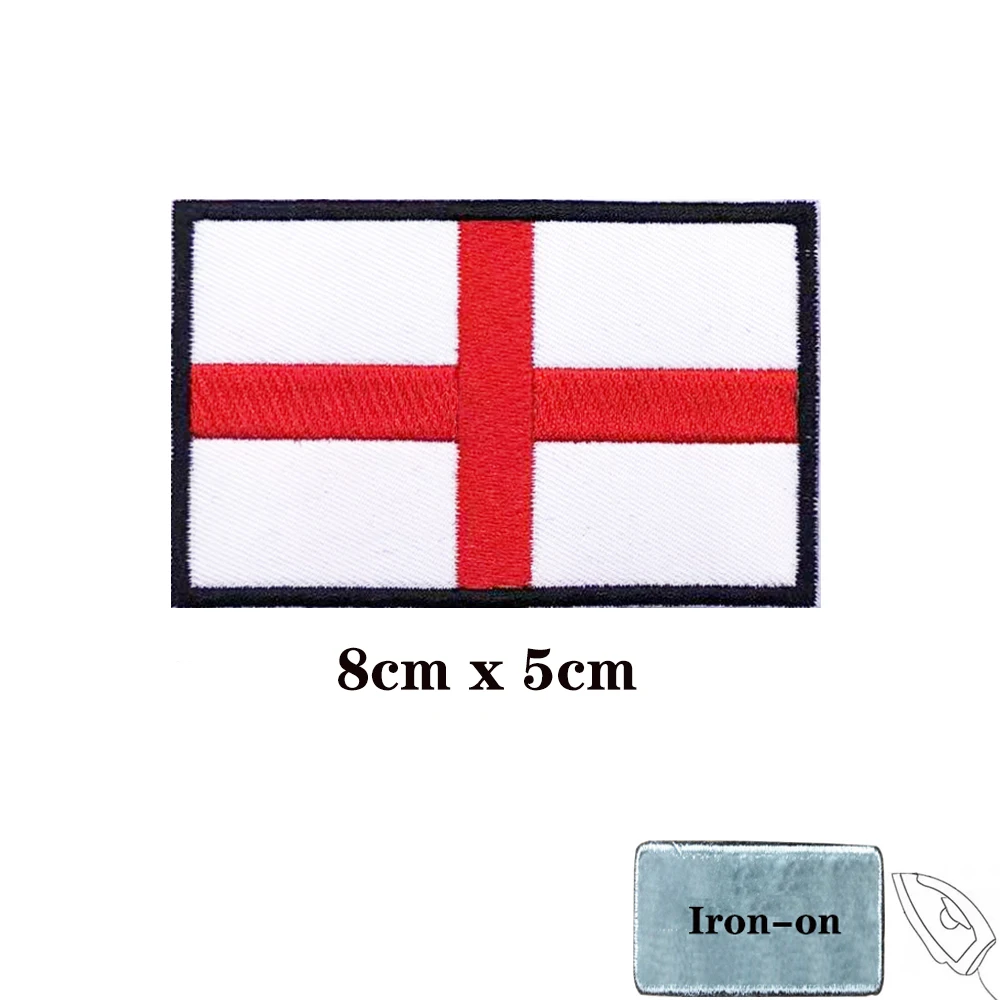 Parche bordado bandera Reino Unido – Brazalete militar con velcro - imagen 2