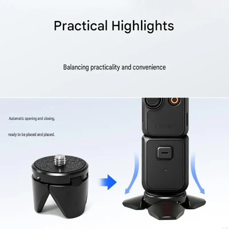 Trípode para teléfono con soporte magnético y patas plegables - imagen 2