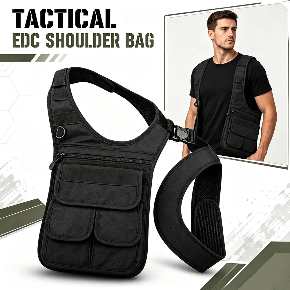 Bolsa táctica oculta bajo el brazo para herramientas MOLLE - imagen 4