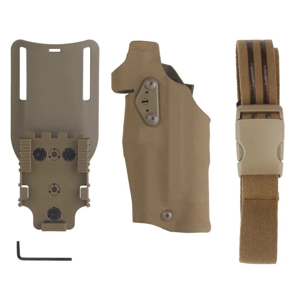 Safariland QLS funda táctica pierna Glock 17/19 ambidiestra - imagen 2