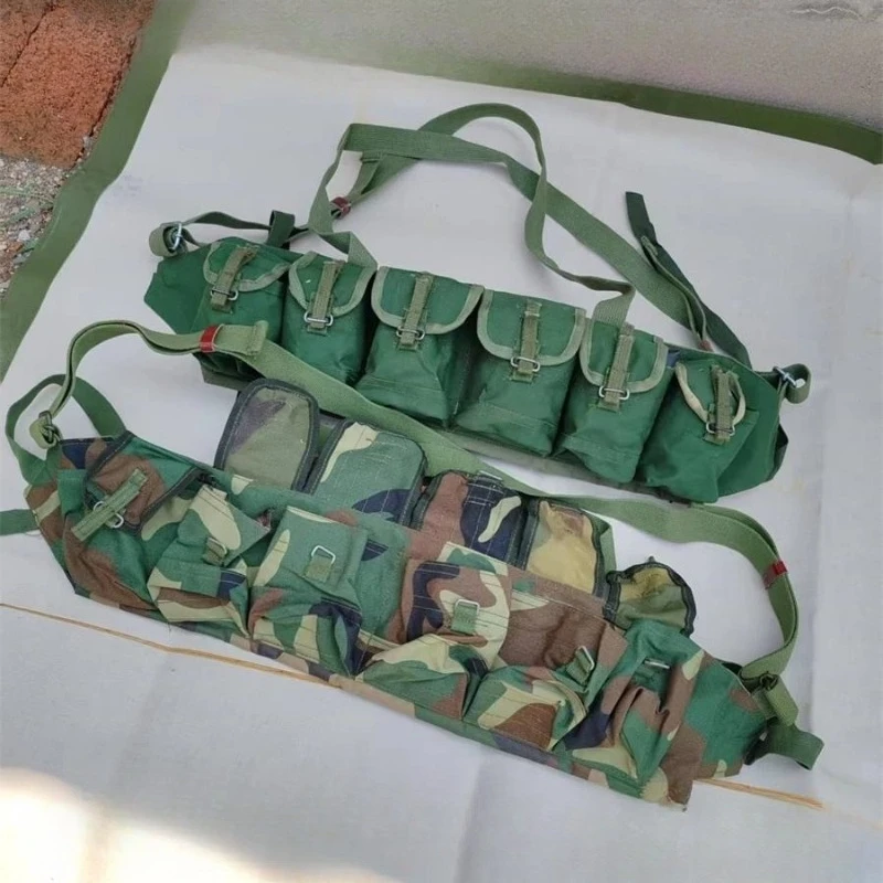 Chaleco táctico de lona con seis bolsillos para senderismo - imagen 5