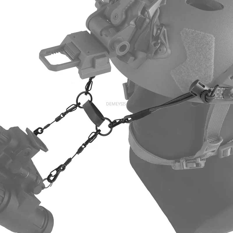Cordón elástico retención NVG táctico para casco PVS7 PVS14 PVS31 - imagen 2