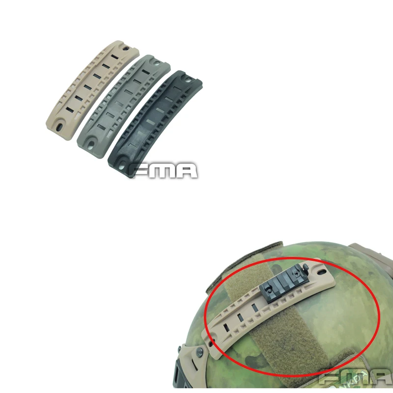 FMA Casco táctico con riel medio ajustable para caza y entrenamiento - imagen 5