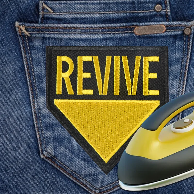 Parche bordado termoadhesivo estilo punk letras inspiradoras - imagen 4