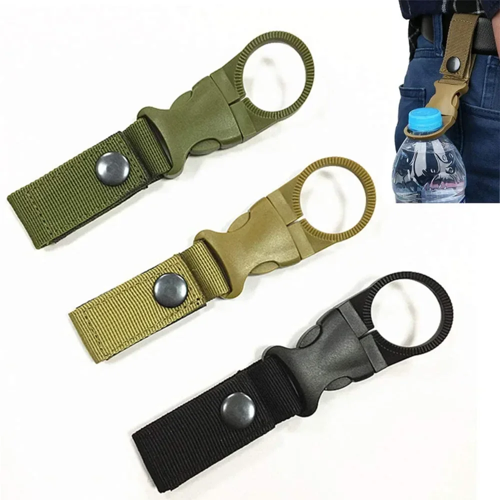 Cinturón táctico EDC con hebilla plástica resistente y doble cinta